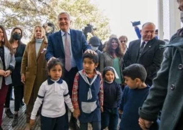 Gerardo Morales inaugur&oacute; un nuevo jard&iacute;n de infantes en Perico