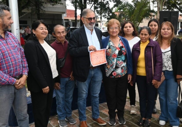 Jorge en el D&iacute;a del Vecinalista recibi&oacute; reconocimiento de la comunidad