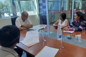 Agua Potable de Jujuy articula acciones para obras de optimizaci&oacute;n del servicio de agua en Maimar&aacute;