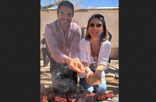 Ceremonia de la Pachamama en la Posta de Hornillos