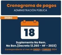 Estatales juje&ntilde;os cobrar&aacute;n el jueves 18 el total del suplemento extraordinario