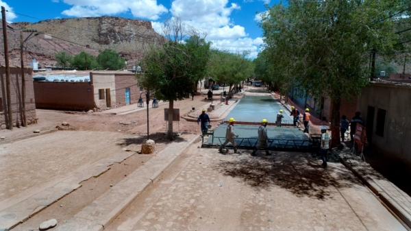 SUSQUES: CULMINAN ESTA SEMANA LAS OBRAS DE PAVIMENTOS Y EMPEDRADOS