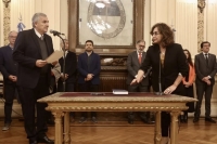 Morales tom&oacute; juramento a nuevos funcionarios del Ministerio de Educaci&oacute;n