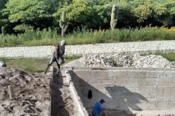 Agua Potable de Jujuy: la gran obra de la planta potabilizadora de Volc&aacute;n mantiene buen ritmo de trabajo
