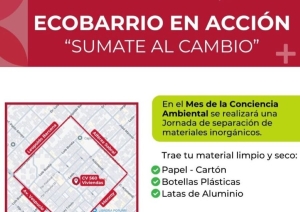 “Eco barrios en Acción” visitará las 560 Viviendas