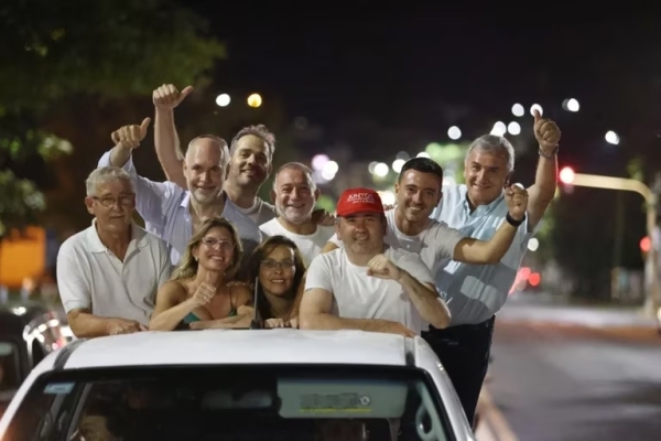 Rodr&iacute;guez Larreta y Gerardo Morales viajaron a La Falda para festejar el triunfo en las elecciones del intendente de Juntos por el Cambio