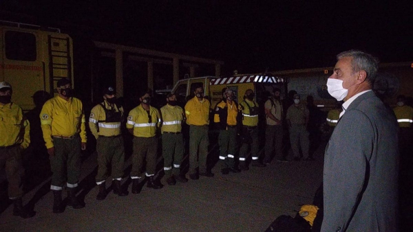 Brigadistas de Jujuy a R&iacute;o Negro para combatir los incendios