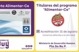 Acreditaci&oacute;n de la tarjeta AlimentarCe