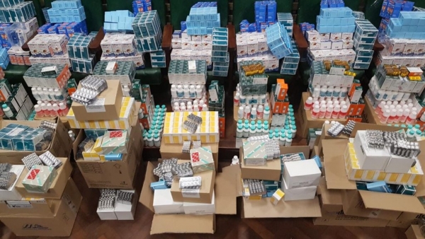 Entregan medicamentos a puestos de salud y Hospitales