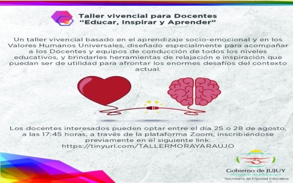 Taller vivencial para docentes