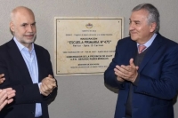 Morales y Larreta inauguraron cinco edificios educativos construidos con la energ&iacute;a de la Puna