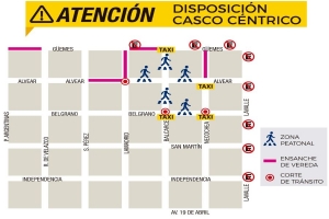Nuevas directivas para estacionar y circular por el casco centrico
