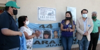 Homenaje a submarinistas del ARA San Juan