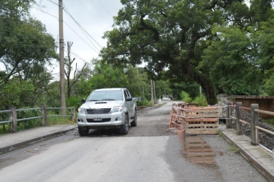 Trabajos incesantes sobre los puntos afectados de la red vial