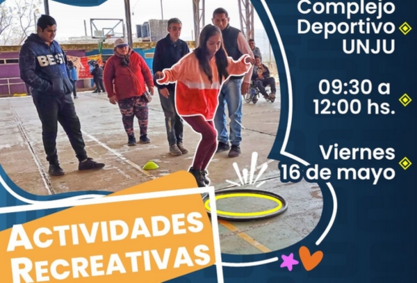 Jornada recreativa y ritmos para personas con discapacidad