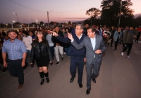 Libertador. Inauguraron obras para el desarrollo comercial y econ&oacute;mico
