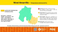 Ola de fr&iacute;o en Jujuy. Contin&uacute;a el alerta meteorol&oacute;gico