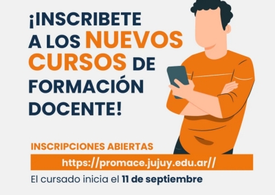 Formaci&oacute;n Docente. Habilitan nuevos cursos