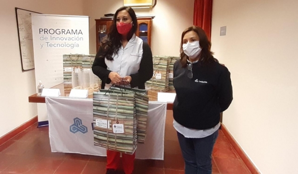 Ledesma don&oacute; m&aacute;scaras a hospitales