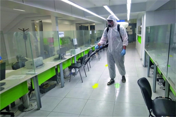 Desinfectaron nuevamente oficinas centrales del IVUJ