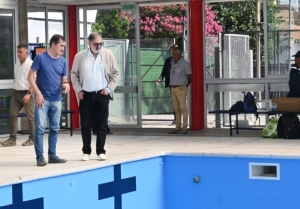 Avanzan obras de refuncionalizaci&oacute;n del Natatorio Municipal