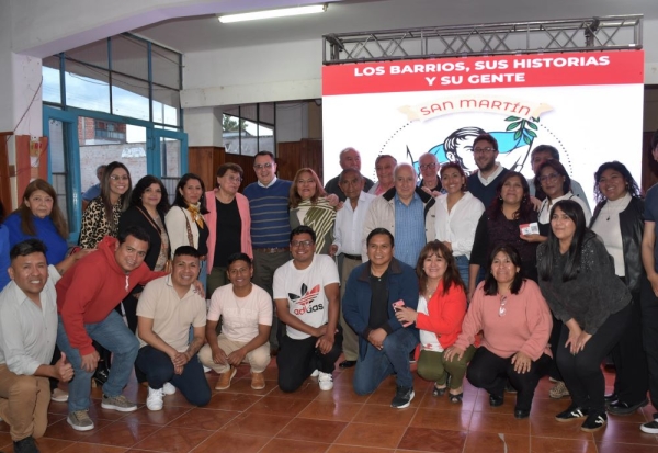Presentaron el libro digital del barrio Villa San Mart&iacute;n