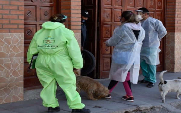 Operativo sanitario en B&deg; El Chingo