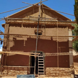 Obras en Uqu&iacute;a: nueva etapa de intervenci&oacute;n en la iglesia