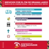 Servicios municipales por el finde largo