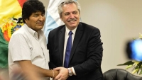 Alberto Fern&aacute;ndez asegur&oacute; que "ser&iacute;a un orgullo recibir a Evo Morales"