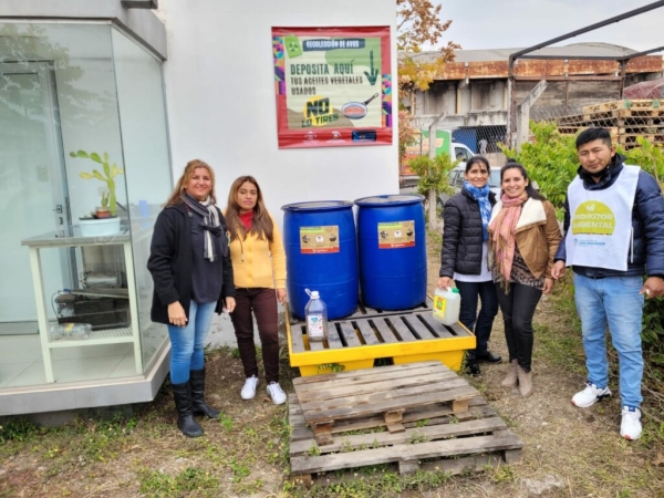Punto Blanco municipal recolect&oacute; Aceites Vegetales Usados (AVUs)