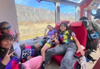Tren Solar . Delegaciones experimentaron el viaje
