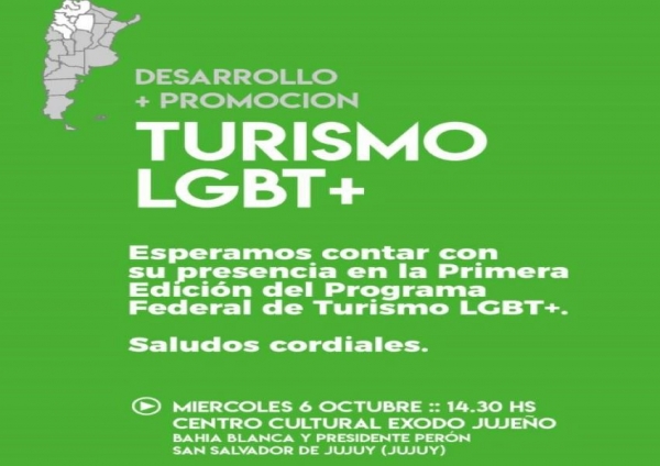 San Salvador de Jujuy ser&aacute; sede del primer taller LGBTIQ+ regi&oacute;n noroeste
