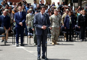 Sadir y Petri dieron la bienvenida a los aspirantes al Ej&eacute;rcito Argentino