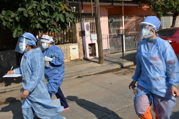 Rastrillaje sanitario en barrios de Libertador