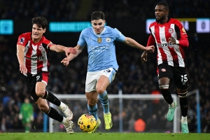 Juli&aacute;n Alvarez aport&oacute; una asistencia para la victoria de Manchester City&nbsp;&nbsp;