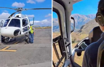 Importante rescate a&eacute;reo del Same en San Bernardo
