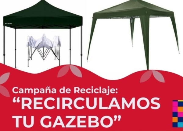 Campa&ntilde;a de reciclaje en &ldquo;Recirculamos tu gazebo&rdquo;