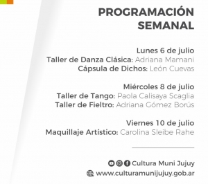 Actividades educativas y culturales online