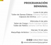 Actividades educativas y culturales online