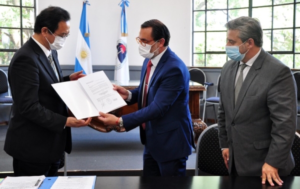 Declaran al Embajador Takahiro Nakamae  "Ciudadano distinguido"