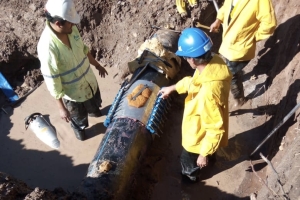 Agua Potable de Jujuy concluy&oacute; importante doble reparaci&oacute;n de acueductos principales