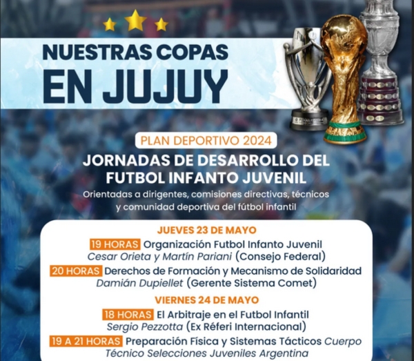 AFA.Jornadas de desarrollo del f&uacute;tbol infanto juvenil