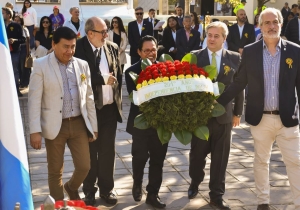 Concejales participaron del acto por el 201° Aniversario de la Independencia de Bolivia