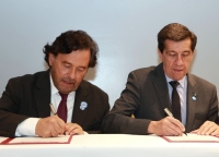 Sadir y S&aacute;enz, firmaron convenio para fortalecer la atenci&oacute;n en el nuevo Hospital Or&iacute;as