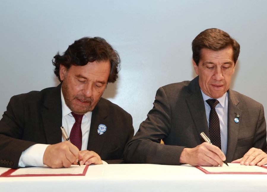 Sadir y Sáenz, firmaron convenio para fortalecer la atención en el nuevo Hospital Orías