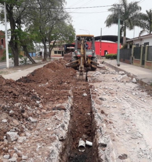 Nueva red clocal y conexiones de agua en Libertador