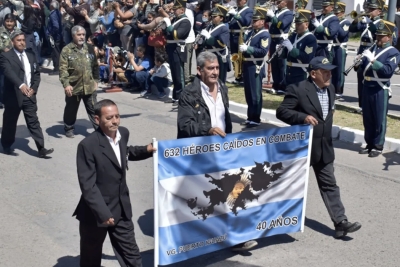 Acto central y desfile por el Aniversario de la "Guerra de Malvinas y D&iacute;a del Veterano de Guerra de Malvinas"