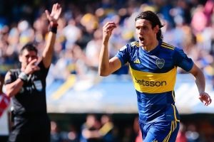 Boca hace el &uacute;ltimo ensayo con la vuelta de Cavani