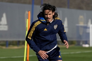 Boca y Cavani se preparan para recibir a Nacional